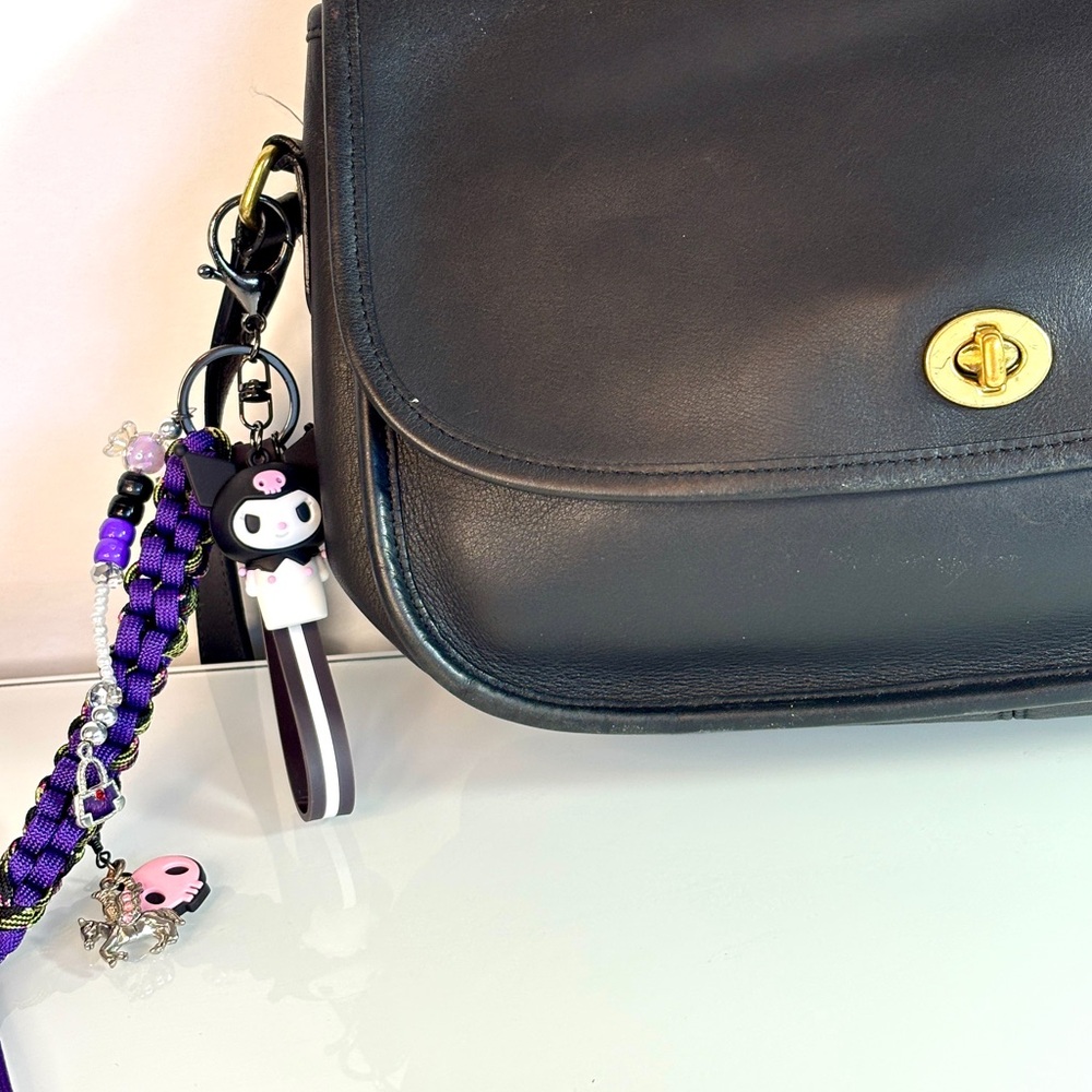 Hello Kitty Miu Miu style | Sanrio Keyfob Kuromi Kuku charm keychain handmade
